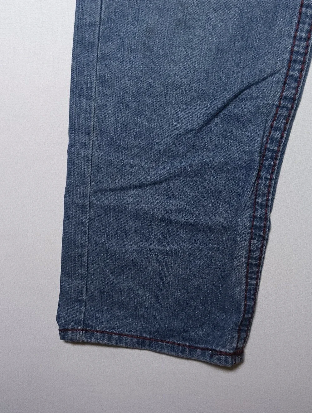 True Religion Mens Joey Super T Flap Pocket Relaxed Fit Jeans 38X34 Blue Denim